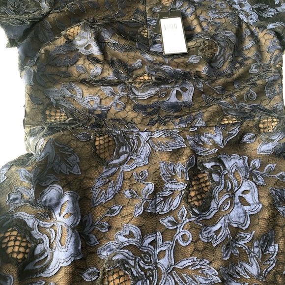 NWT BCBG BLUE/BLACK “Marissa” dress - Picture 7 of 9